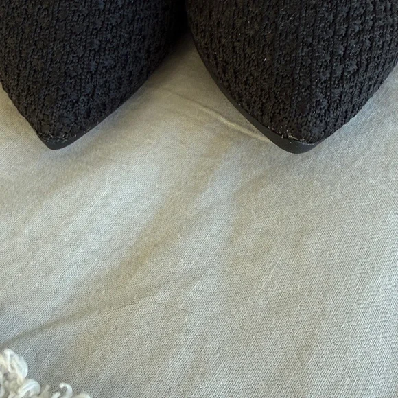 Rothy's Black Flats with Blue Trim - Picture 4 of 4